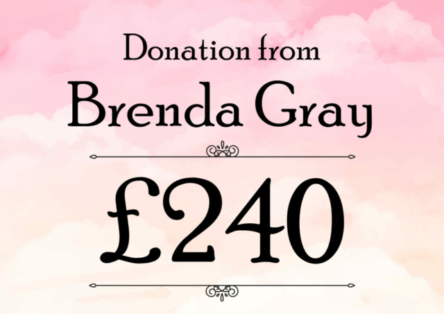 Brenda Gray Donation