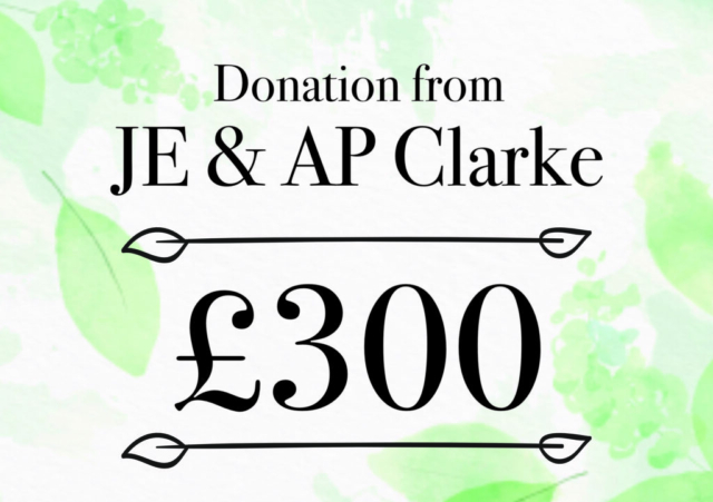 JE & AP Clarke Donation