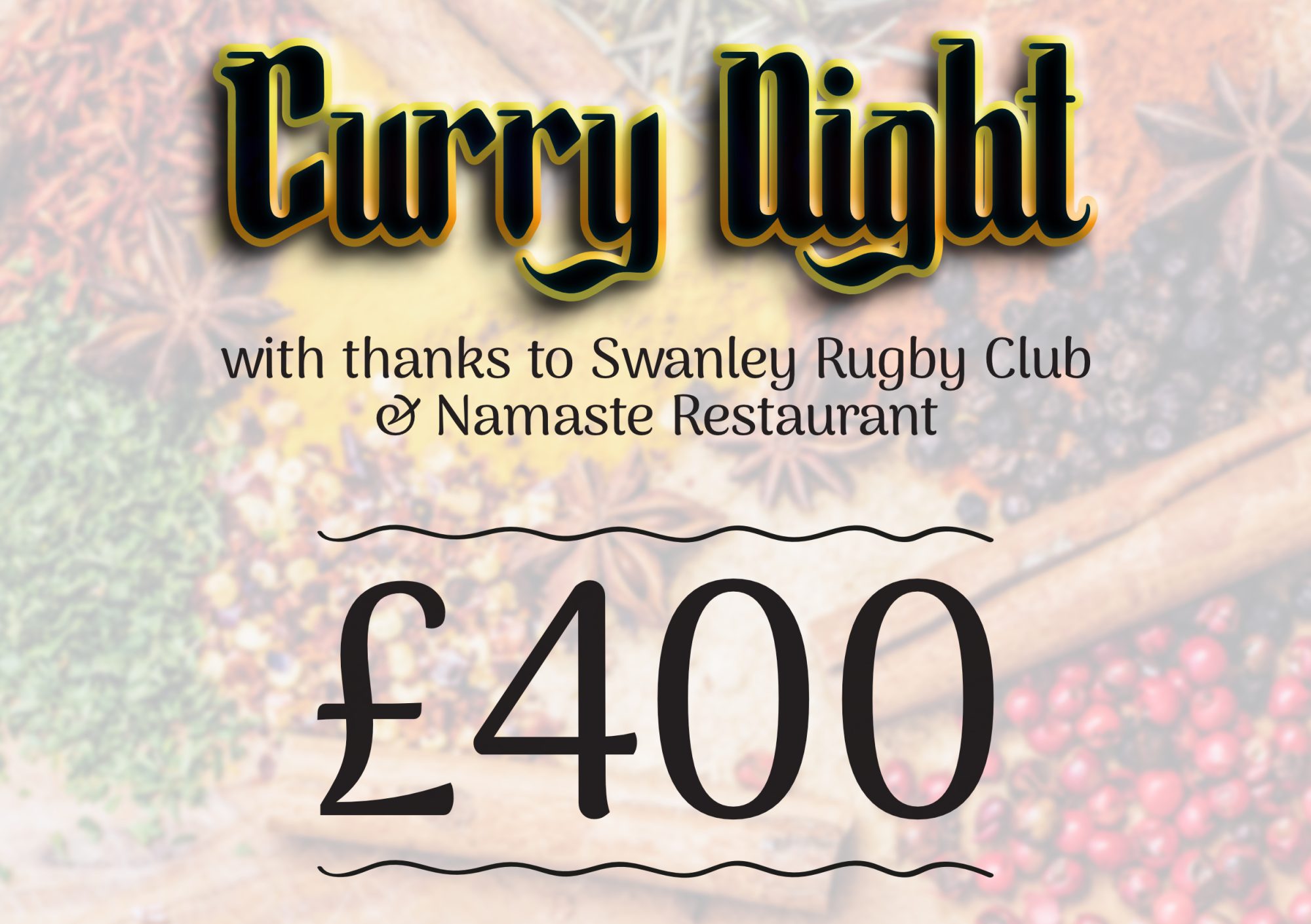 Curry Night - £400