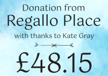 Regallo Place - with thanks to Kate Gray - £48.15