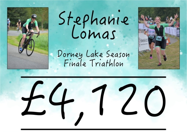Stefanie Lomas - Dorney Lake Season Finale Triathlon - £4,120