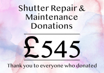 Shutter Donations - £545