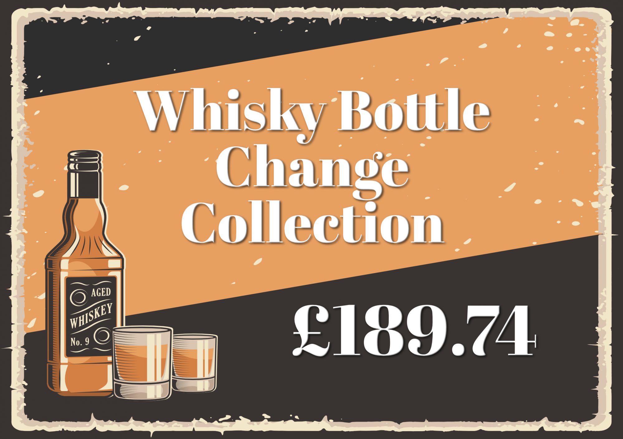 Whisky Bottle Change Collection - £189.74
